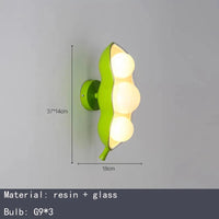lustre en verre à pois créatifs avec fil réglable pour éclairage