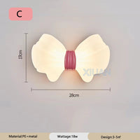 applique murale nordique nœud papillon pour chambre enfant
