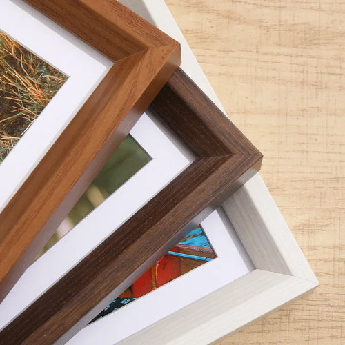 Minimalist wooden photo frame for interior decor and gifts - vue 5 sur 11