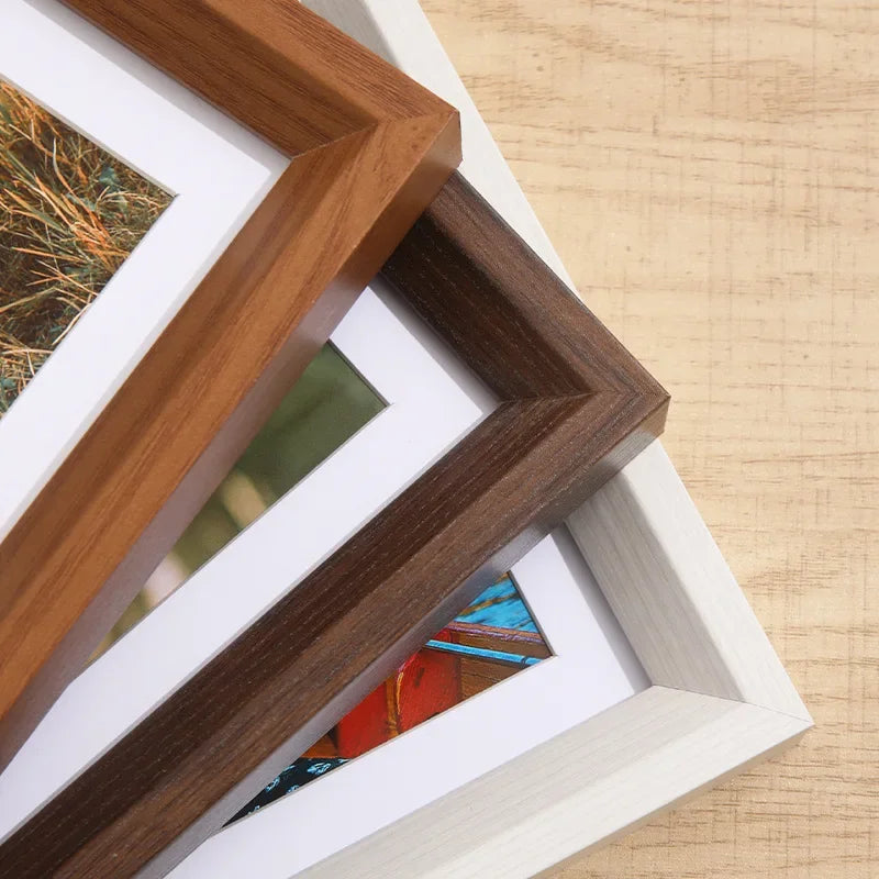 Minimalist wooden photo frame for interior decor and gifts - vue 4 sur 11