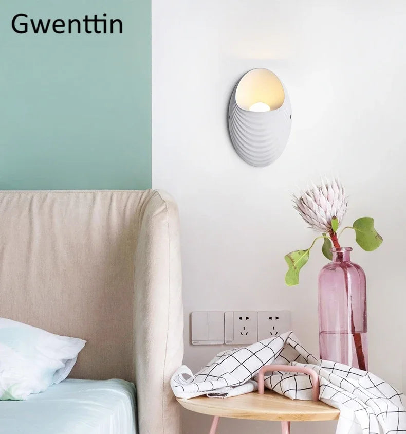 applique murale à led style nordique pour décoration intérieure - vue 4 sur 10