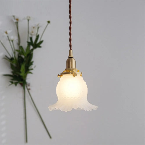lustre nordique rétro en verre pour décoration intérieure