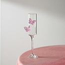 Verres champagne papillon design haut de gamme festif
