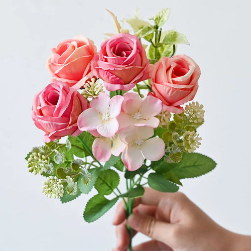 bouquet de pivoines artificielles rétro pour décoration de mariage - vue 7 sur 10