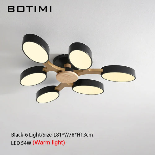 plafonnier LED gris en forme d'arbre - vue 14 sur 32