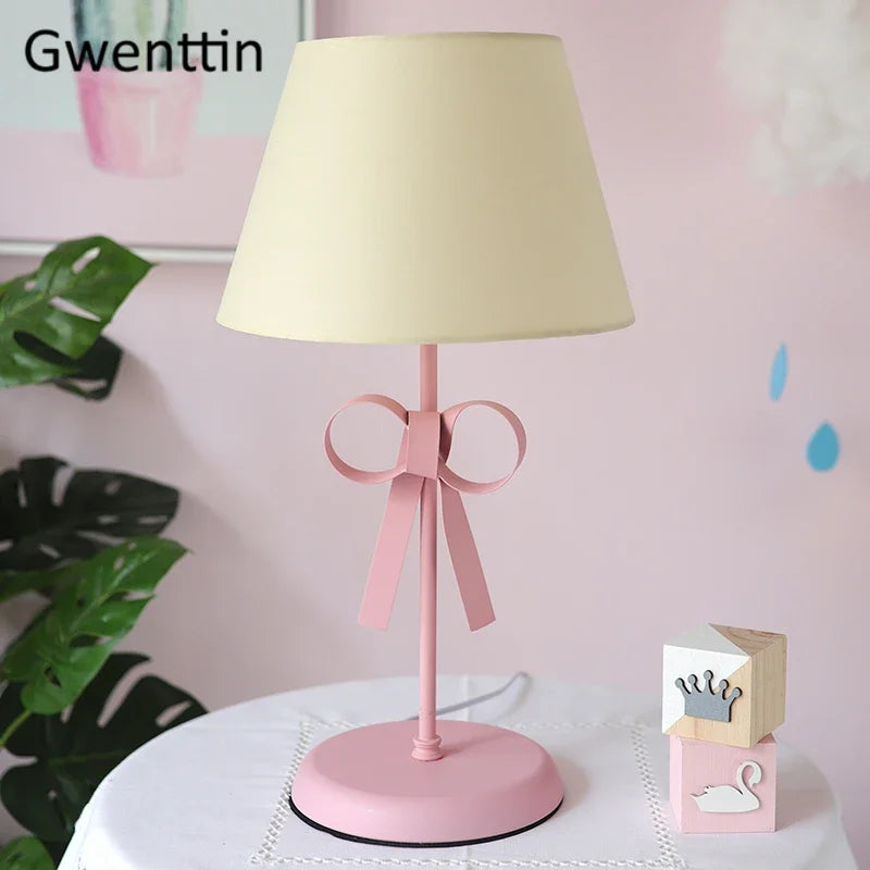 lampe de bureau moderne à nœud papillon pour chambre décorative - vue 3 sur 14