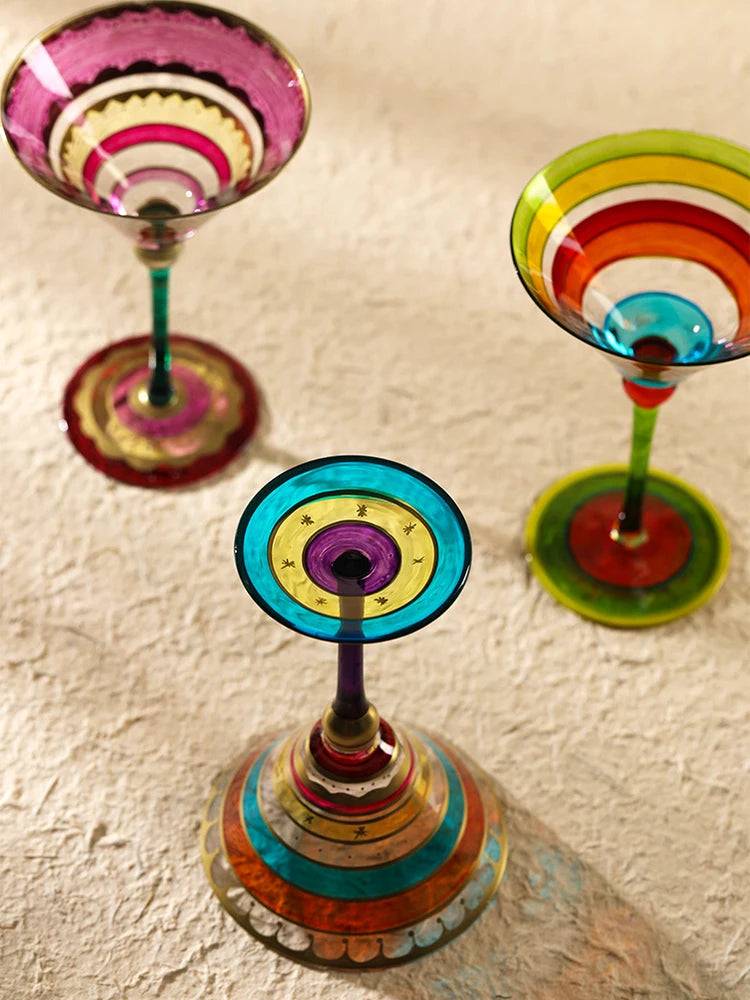 Verre à vin pied design nordique style maison - vue 7 sur 7