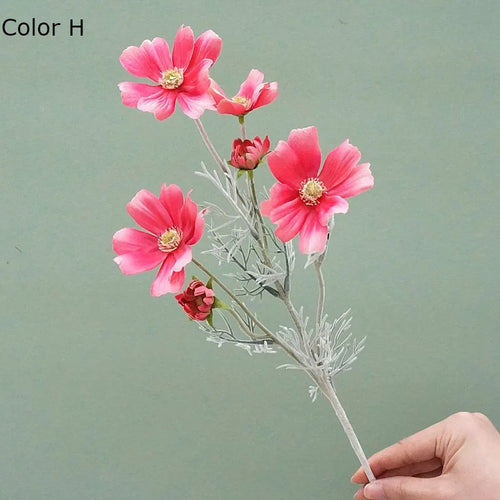 nouveau décor de jardin fleurs de pavot artificielles pour fête - vue 4 sur 26