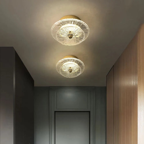 plafonnier en verre moderne pour décoration intérieure élégante - vue 3 sur 7