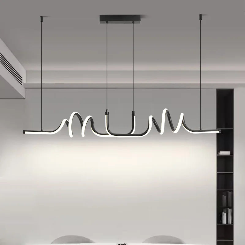 Modern minimalist pendant light for decorative indoor lighting - vue 4 sur 7