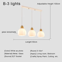 lustre à led moderne design nordique pour décoration intérieure
