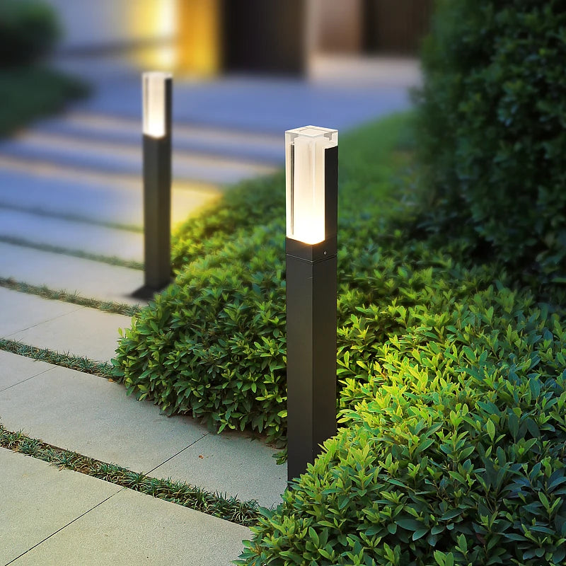 LED lampe à gazon paysage lumières pour la décoration de jardin IP65 étanche AC85-265V lumières de jardin éclairage extérieur pour maison de campagne - vue 4 sur 8