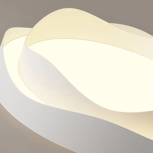 Lustre LED blanc plafonniers salon cuisine décor luminaire intérieur pour cuisine lampe à gâteau - vue 3 sur 9