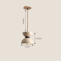 lampe de suspension led nordique en forme de grotte