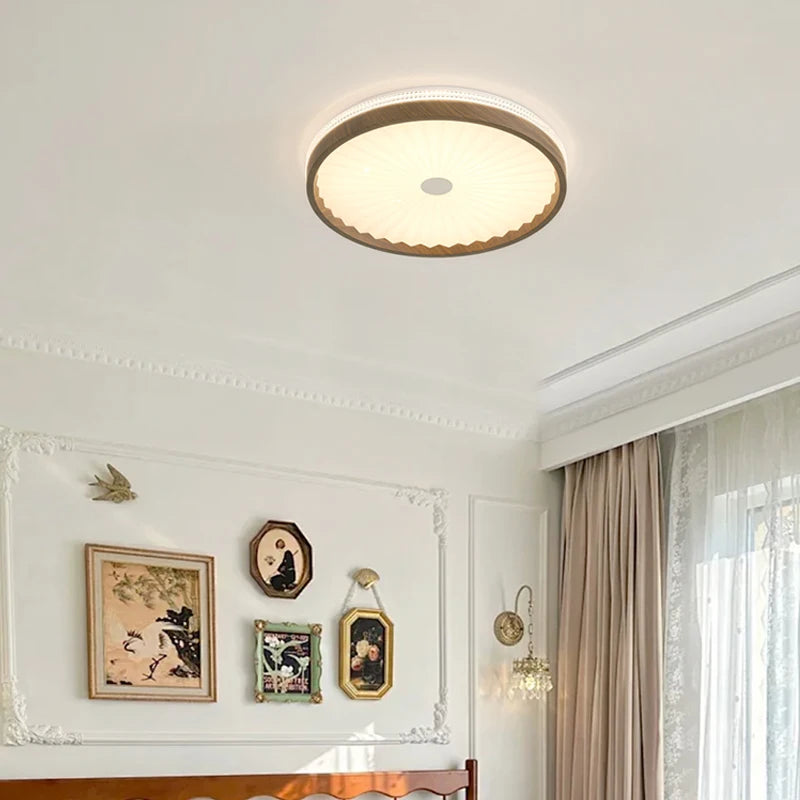 plafonnier rond en style médiéval wabi-sabi pour intérieur élégant - vue 7 sur 8