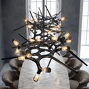 lustre de luxe post-moderne nordique pour villa personnalisé