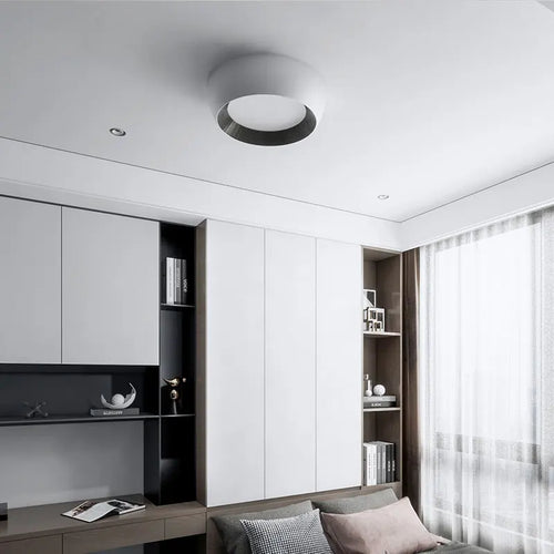 Plafonnier design style italien en métal Boxy