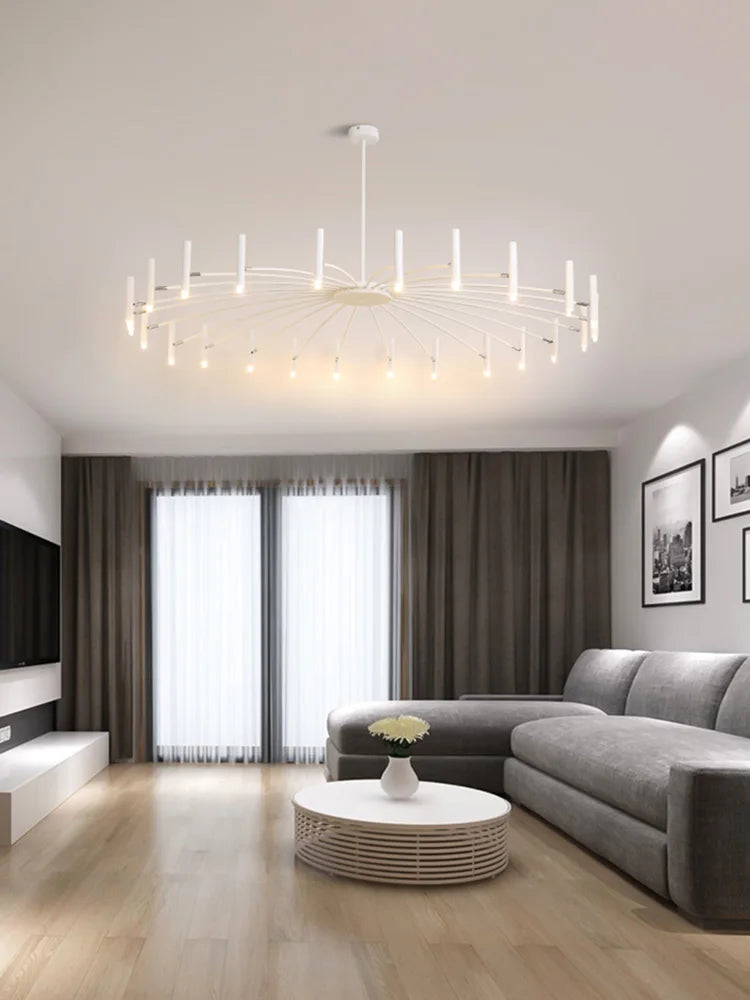 lustre moderne en design nordique pour un éclairage élégant - vue 5 sur 14
