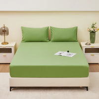Safe Waterproof Mattress Protector, Soft Comfortable Breathable Solid Color Bedding Mattress Cover Fitted, Machine Washable