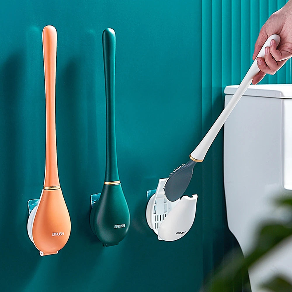 brosses modernes en silicone avec support pour nettoyage hygiénique - vue 4 sur 9