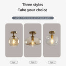 plafonnier led en verre design minimaliste moderne pour intérieur