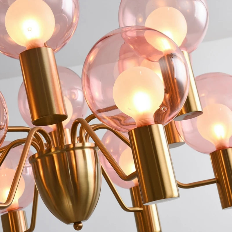 suspension design en verre pour décoration intérieure moderne - vue 6 sur 12