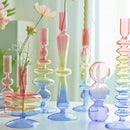 bougeoir en verre pour décorations de fête et mariage