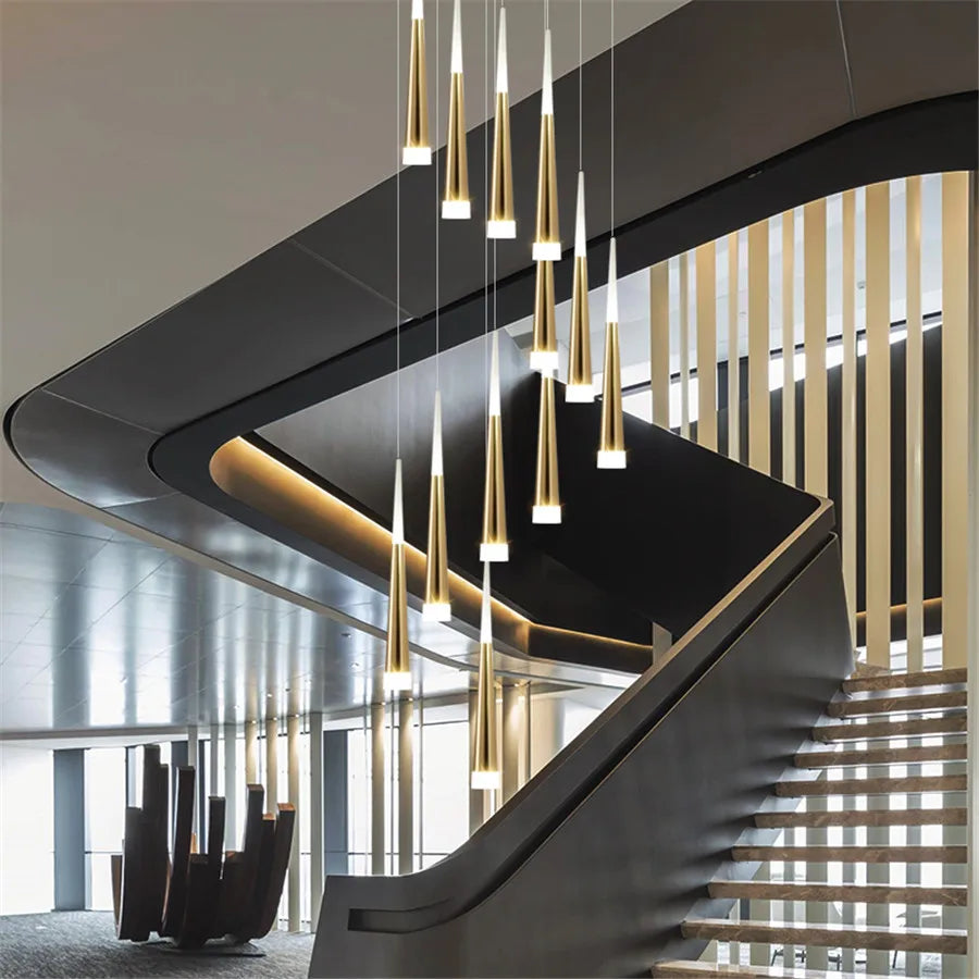 Thrisdar 7W cône Long Tube suspension LED lumière chambre chevet lampes suspendues boutique Bar café salle à manger cuisine suspension - vue 6 sur 11