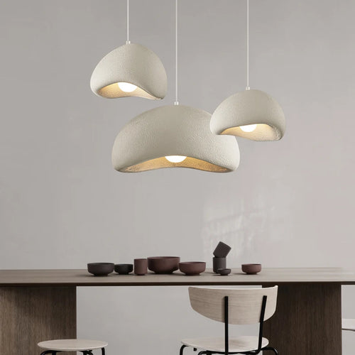 suspension design nordique en résine pour espaces modernes