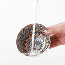 Ensemble bols ceramique motif floral boheme 115mm