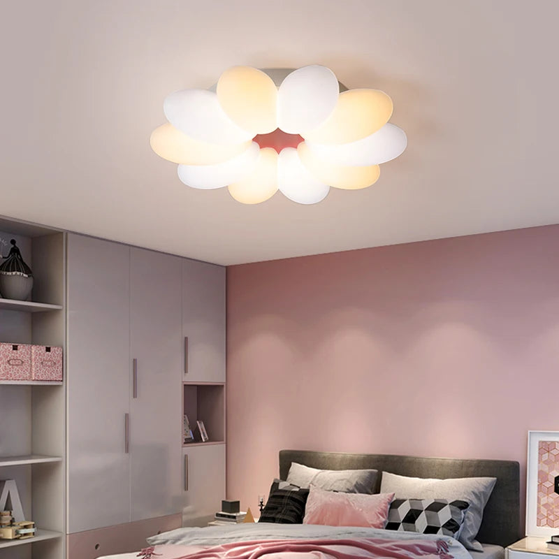 Plafonnier led créatif ovale pour éclairage quotidien intérieur - vue 4 sur 7