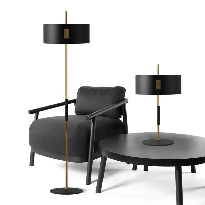 Modern Creative Led Floor Lamp, Used In The Living Room Next To The Sofa, Bedroom Bedside Lamp, Black Floor Lamp In The Study - vue 4 sur 8