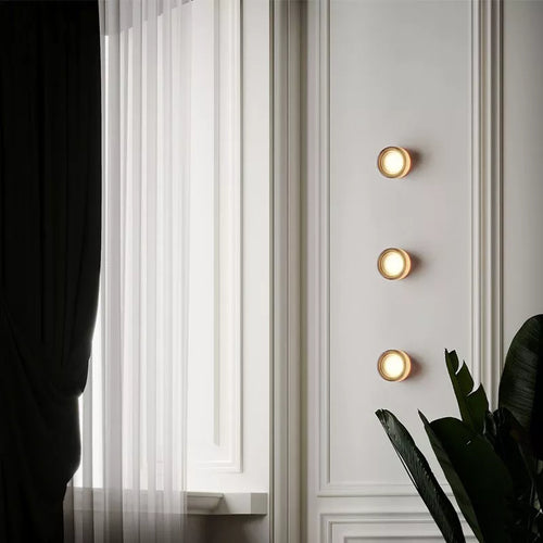 Nordic heavy glass wall light by Danish designer - vue 6 sur 9