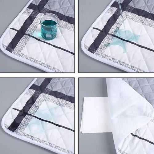 150/120/70cm Large Washable Mattress Urine Adult Elder Incontinence Bed Pad Women Menstrual Bed Sheet Protector, Kids Urine Mat - vue 3 sur 15