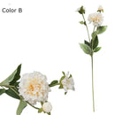 Artificial Sweet Three-Headed Peony Flower, Wedding Decoration, Simulation Peony Flower, Living Room and Office Decoration