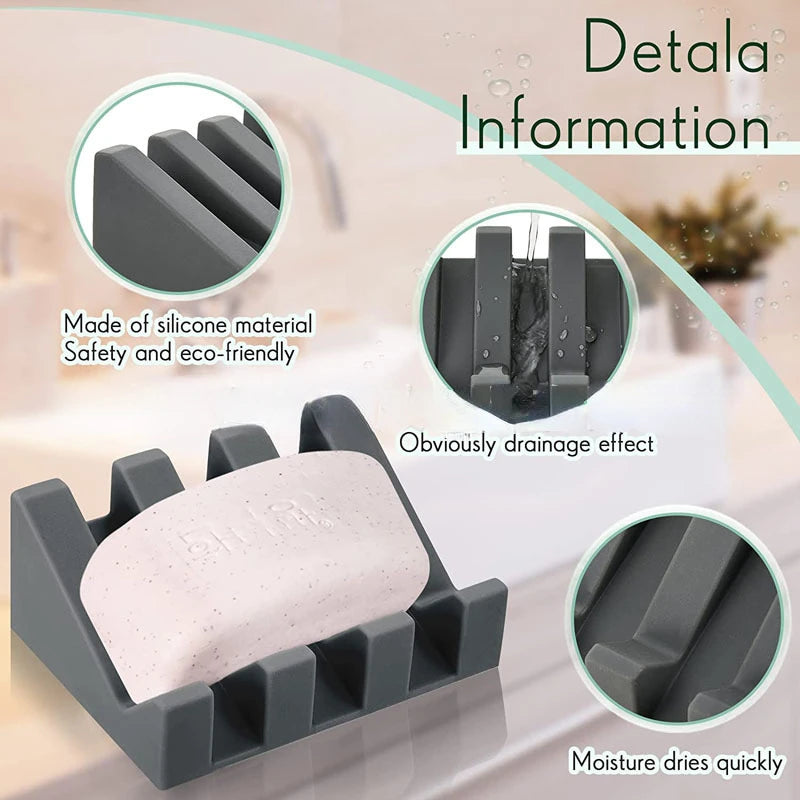 distributeur de savon inclinable en silicone pratique et fonctionnel - vue 10 sur 17