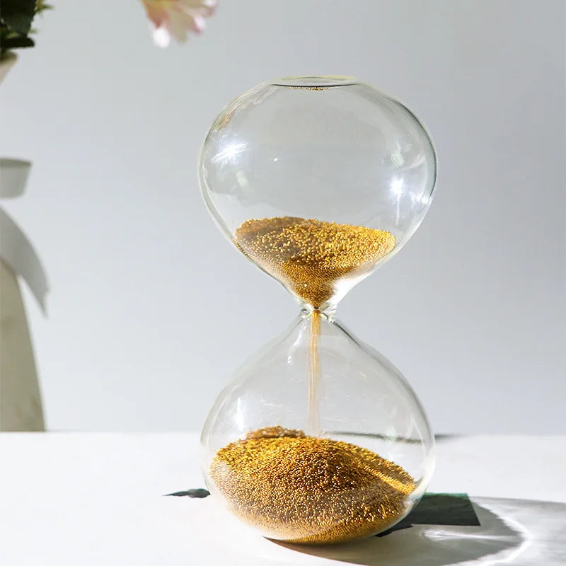 Creative Hourglass, Modern and Minimalist Nordic Home Decoration Gifts, Personalized Gifts, Desktop Ornaments, No Time Limit - vue 3 sur 6