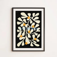 Funny colourful flower posters and canvas prints for decoration