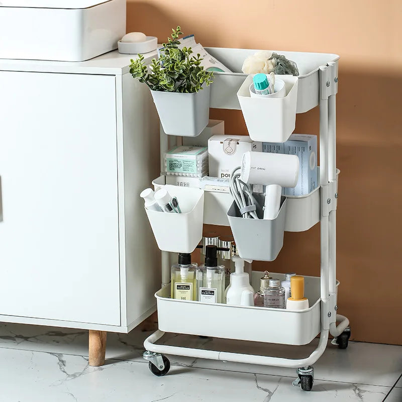 panier suspendu en plastique pour rangement pratique et organisé - vue 4 sur 15