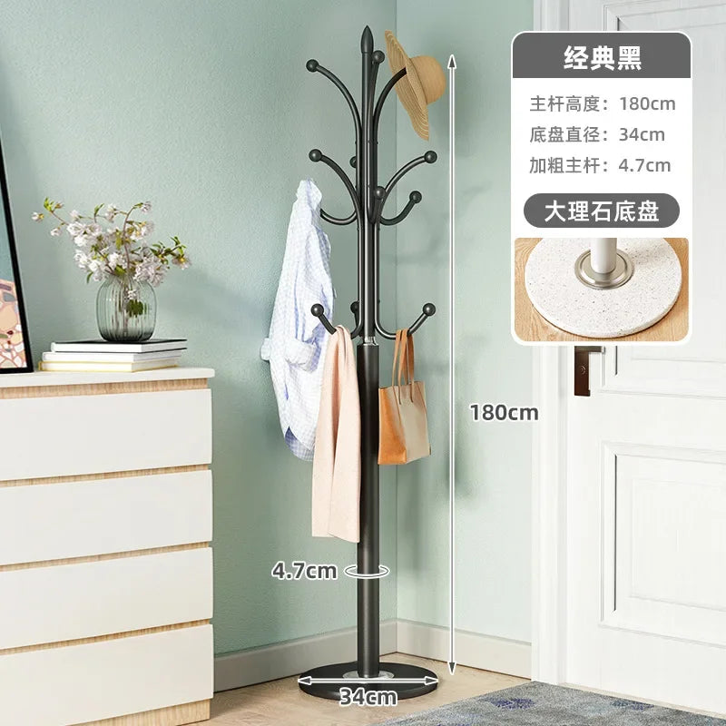 minimalist marble clothes rack modern stand for interior