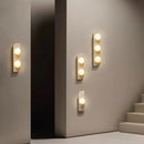 applique murale en pierre naturelle avec verre pour intérieur