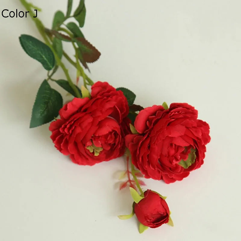 têtes de rose en soie artificielle pour décoration mariage et fête - vue 13 sur 16