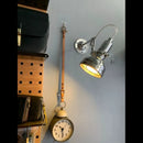 Handmade LED wall lights with a retro industrial style for lighting in restaurants, bars, cafes, interiors, hotels and bathrooms