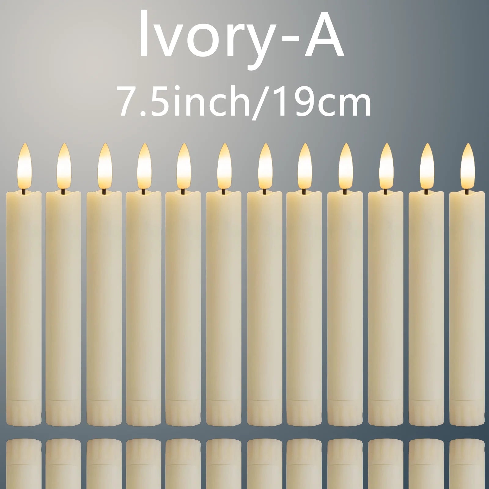 bougies LED décoratives scintillantes pour mariage et Halloween - vue 12 sur 14