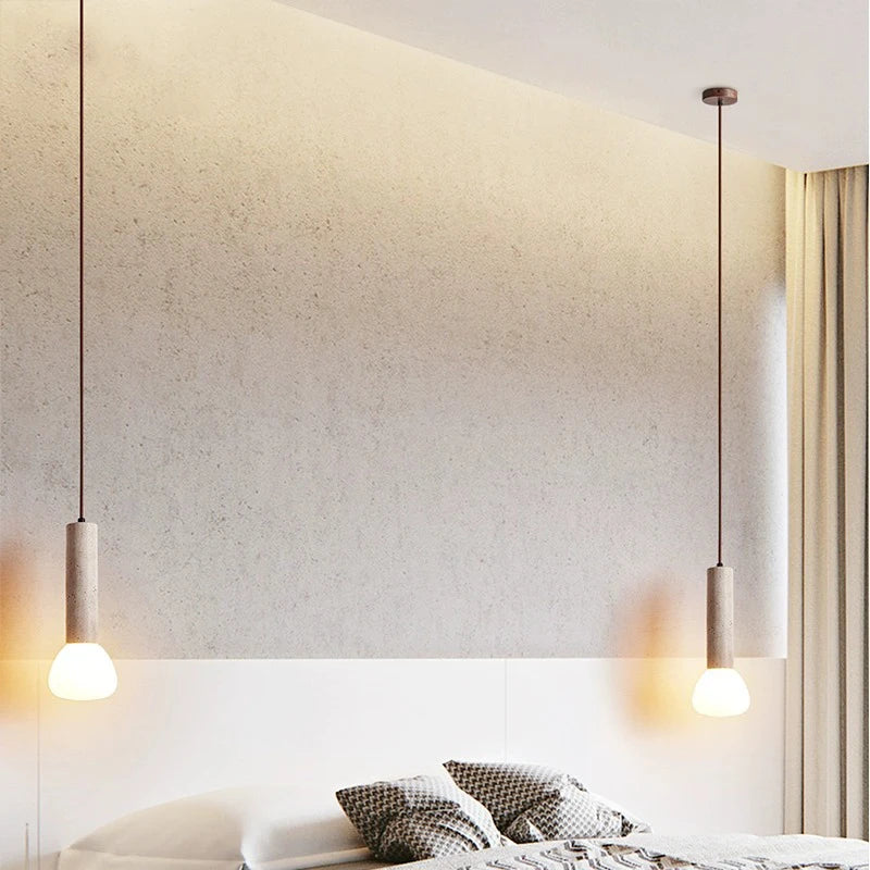 lustre style nordique led petite lumière longue ligne