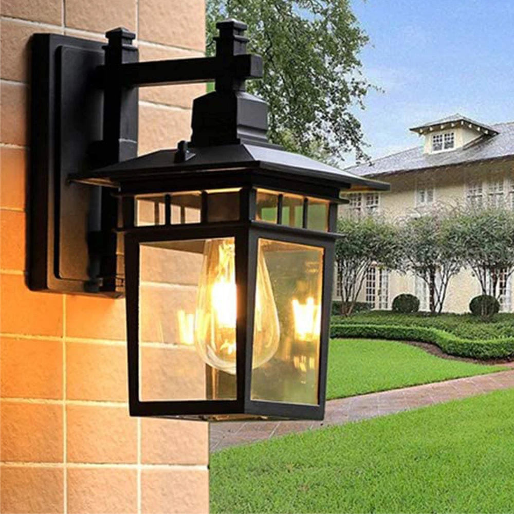 Mengjay appliques murales extérieures lampes luminaire moderne étanche Patio lumière LED pour porche à la maison - vue 3 sur 8