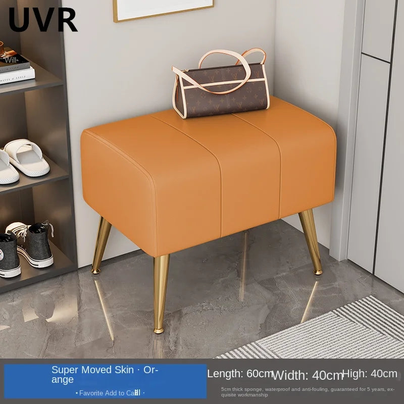 banc à chaussures moderne et luxueux avec assise confortable - vue 3 sur 10