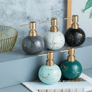 distributeur de savon en céramique moderne pour salle de bain