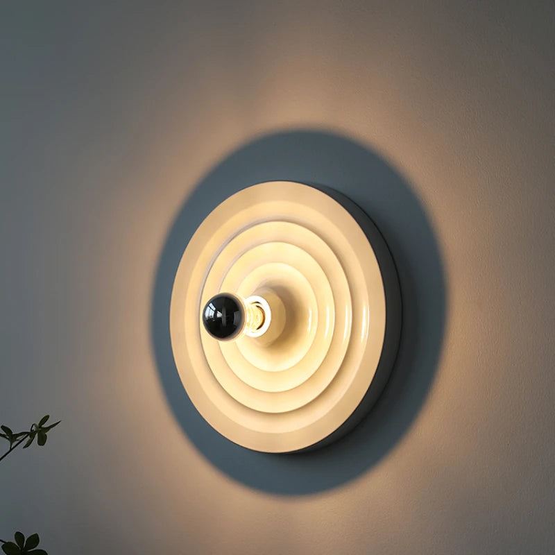 applique murale led bauhaus ufo art galvanoplastie décoration - vue 6 sur 14