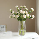 têtes de peinture à lhuile fleur de rose décoration florale mariage